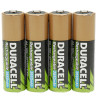 Pack blister de 4 piles rechargeables Duracell Ultra type AAA 1,2V - 850 mAh (R03)