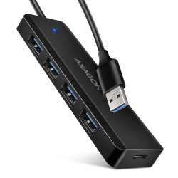 Hub USB 3.0 Axagon HUE-C1A - 4 ports USB-A (Noir)