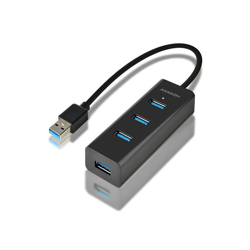 Hub USB 3.0 Axagon HUE-S2B - 4x USB-A (Noir)