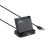 Lecteur de Cartes à puce TooQ TQR-220B USB 2.0