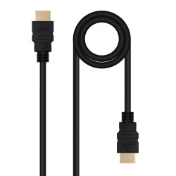 Câble Nanocable HDMI 2.0 M M 1m (Noir)