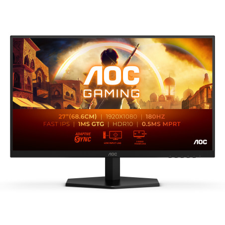 Ecran 27" AOC Gaming G4 27G42E Full HD 180Hz (Noir)