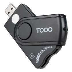 Lecteur de Cartes à puce TooQ TQR-3012B USB 2.0 (Noir)