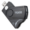 Lecteur de Cartes à puce TooQ TQR-3012B USB 2.0 (Noir)