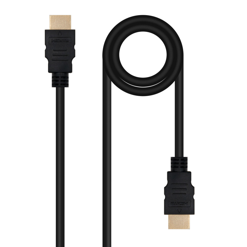 Câble Nanocable HDMI 2.0 M M 2m (Noir)