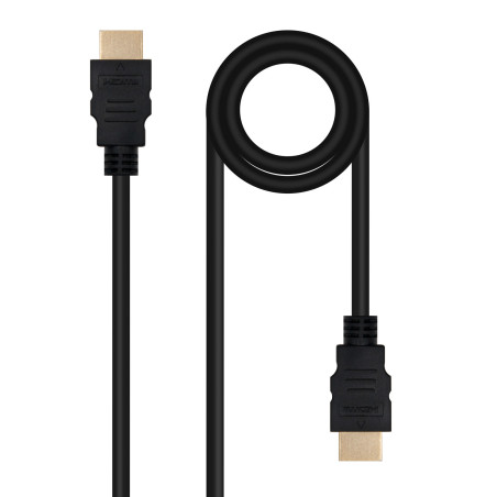 Câble Nanocable HDMI 2.0 M M 2m (Noir)