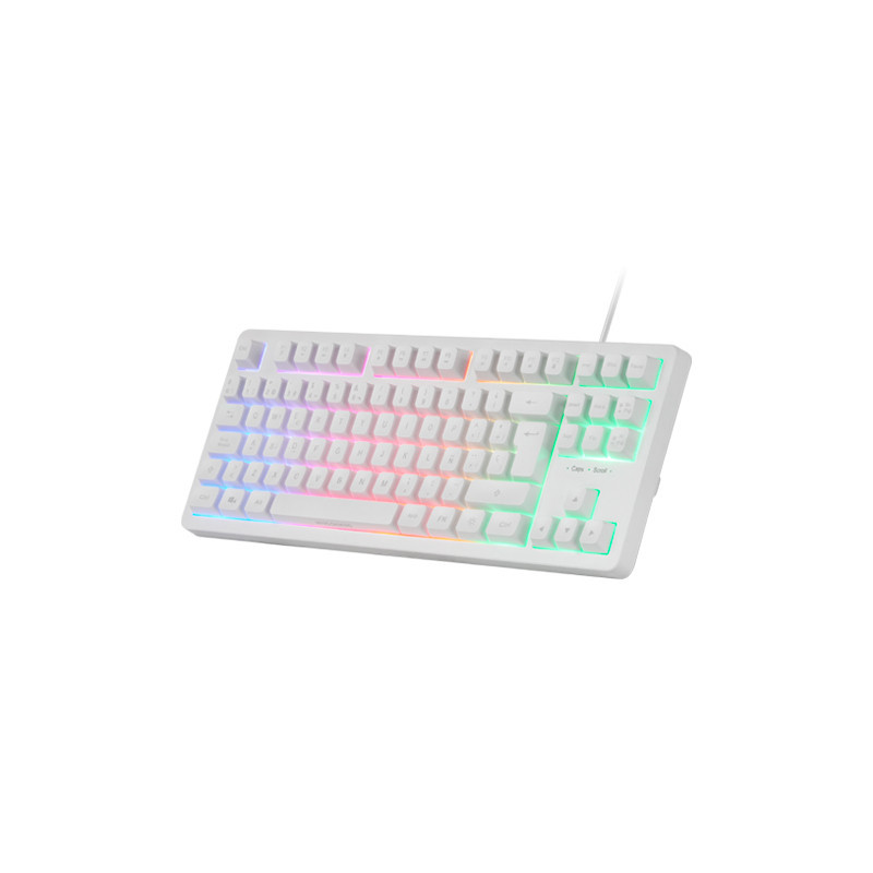 Clavier Gamer Mars Gaming MK023 RGB (Blanc)