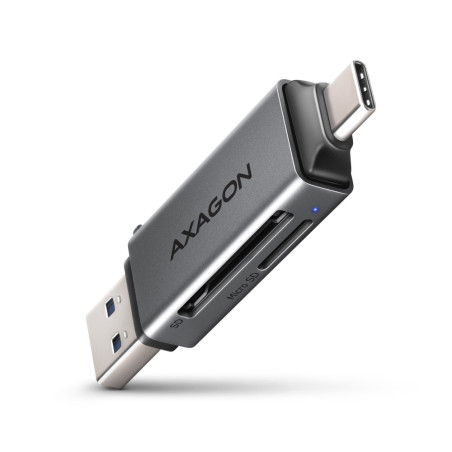 Lecteur de Cartes USB-C 3.2 Axagon CRE-DAC (Gris)