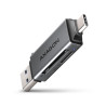 Lecteur de Cartes USB-C 3.2 Axagon CRE-DAC (Gris)