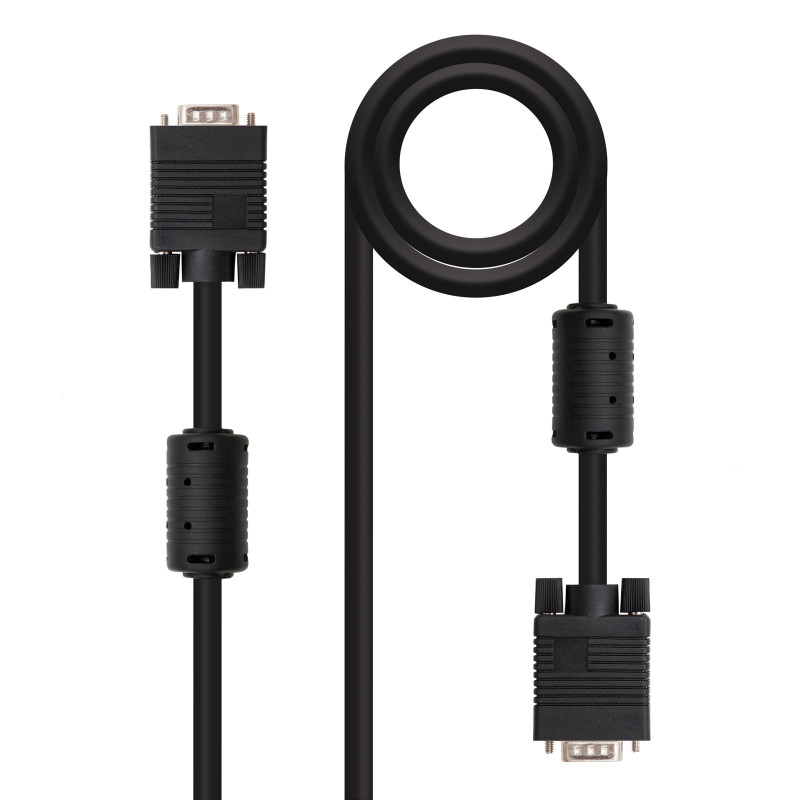 Cable S-VGA Nanocable 6m M M (Noir)