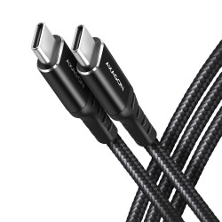 Câble Axagon USB-C 1m M M 60W (Noir)