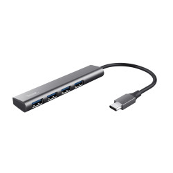 Hub USB-C 3.2 Trust Halyx - 4 ports (Gris)