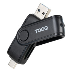Lecteur de Cartes externe USB-A C 3.0 TooQ TQR-3003B (Noir)