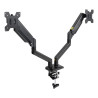 Support double-écran à fixer Tooq DB1434TNR-B 13"-34" (10kg max) (Noir)