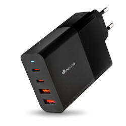 Chargeur secteur NGS Bud 2x USB-C + 2x USB-A 100W (Noir)