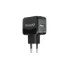Chargeur secteur TooQ 1 port USB 12W (Noir)