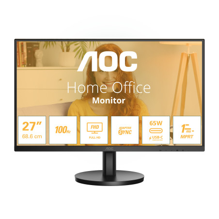Ecran 27" AOC Basic B3 27B3CA2 Full HD 100Hz (Noir)