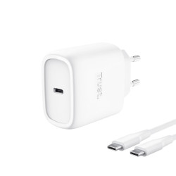 Chargeur secteur Trust Maxo 1x port USB-C - 45W- Cable 2m inclus (Blanc)