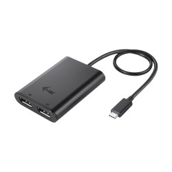 Adaptateur USB-C I-Tec vers 2x DisplayPort (Noir)