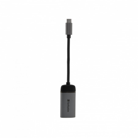 Cable Adaptateur Verbatim USB type C vers HDMI 2.0 10cm (Argent)