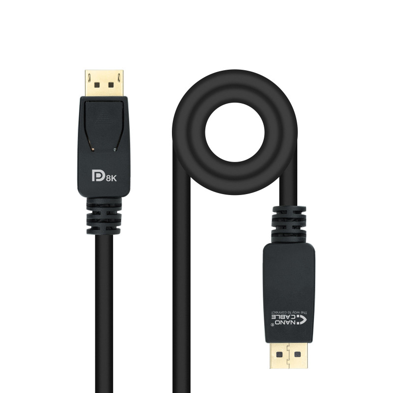 Câble DisplayPort 1.4 Nanocable 3m M M (Noir)