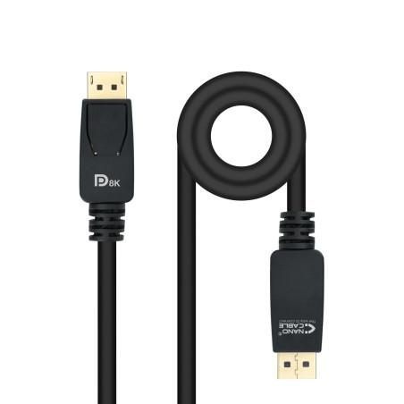 Câble DisplayPort 1.4 Nanocable 3m M M (Noir)