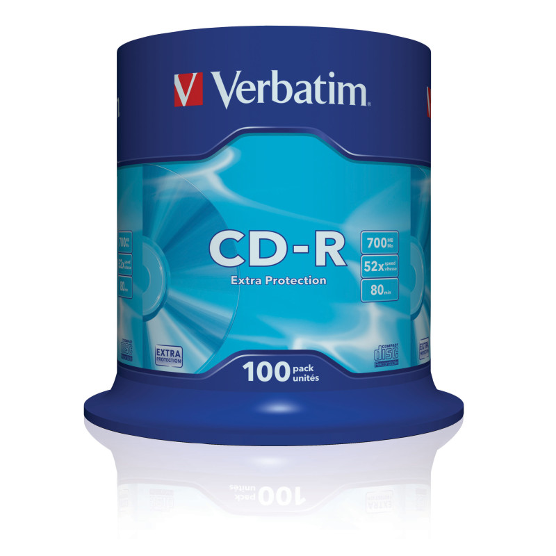 CD Verbatim 700 Mo 48X ( spindle de 100 )