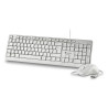 Pack 2en1 (Clavier Souris) NGS Cocoa (Blanc)