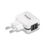 Chargeur secteur TooQ 2 port USB-A 17W (Blanc)