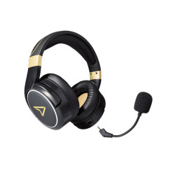 Casque Gamer sans fil Bluetooth Steelplay Metaltech Radiance (Noir Or)