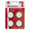 Lot de 4 Piles plates Verbatim Premium CR2430 3V