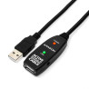 Rallonge USB 2.0 amplifiée Axagon ADR-210 M F 10m