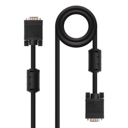 Cable S-VGA Nanocable 10m M M (Noir)