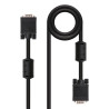 Cable S-VGA Nanocable 10m M M (Noir)