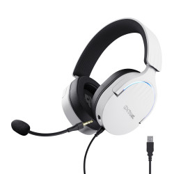 Casque Gamer filaire Trust GXT 490 Fayzo (Blanc)