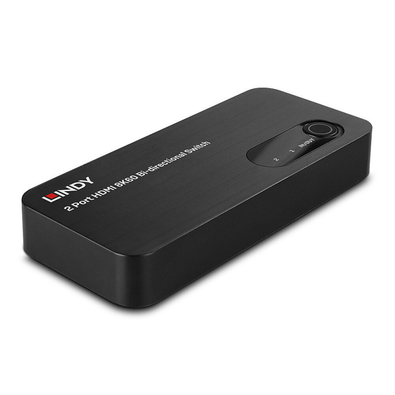 Switch HDMI Lindy 2 ports 8k (2 entrées   1 sortie)