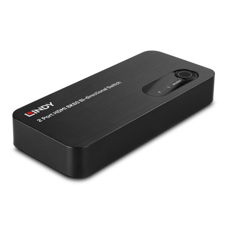 Switch HDMI Lindy 2 ports 8k (2 entrées   1 sortie)