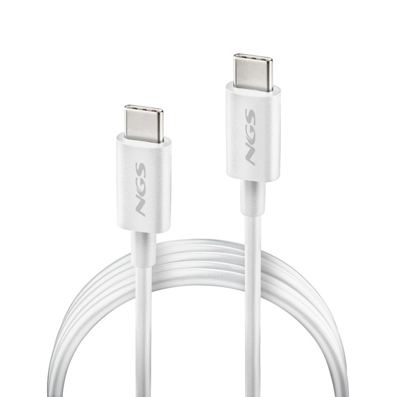 Cable NGS Zyro USB-C M M 1m 60W (Blanc)