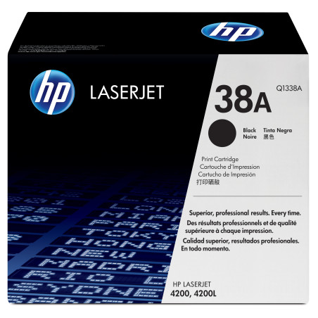 Toner Noir HP 38A (Q1338A) - 12000 pages