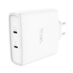 Chargeur secteur Trust Maxo 2x port USB-C - 100W (Blanc)