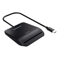 Lecteur de Cartes à puce Externe Trust USB-C Primo (Noir)