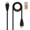 Câble Nanocable Premium HDMI 2.0 M M 1m (Noir)