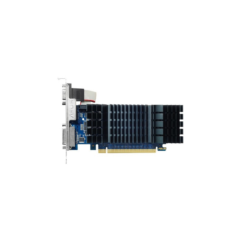 ASUS VGA 2GB GT730-SL-2 GD5-BRK-LP SILENT HDMI DVI VGA Low-Profile, Passivkühlung