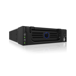 Wechselrahmen ICY-BOX IB-138 Alu SATA BLACK 1x 3.5" SATA in 5.25" Schacht