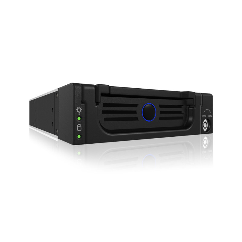 Wechselrahmen ICY-BOX IB-138 Alu SATA BLACK 1x 3.5" SATA in 5.25" Schacht