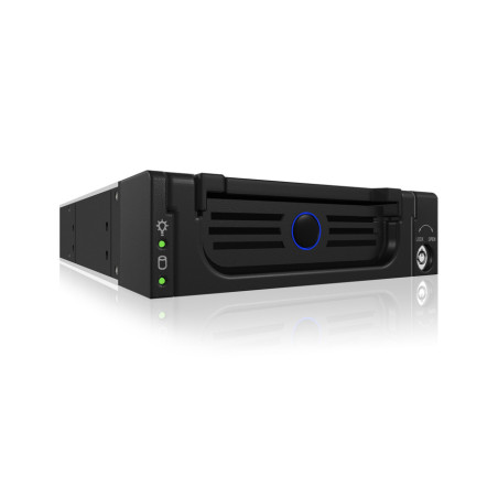 Wechselrahmen ICY-BOX IB-138 Alu SATA BLACK 1x 3.5" SATA in 5.25" Schacht