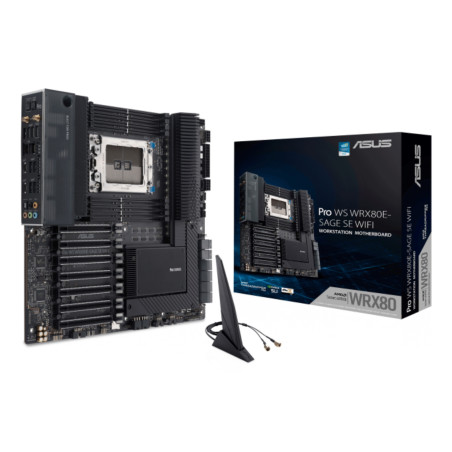 ASUS PRO WS WRX80E-SAGE SE WIFI sWRX8 U.2 3xM.2 KVM E-ATX WiFi 6 included