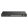 D-Link Switch DGS-1100-26MPV2 24xGBit 2xSFP 19" Managed PoE+ (370W)