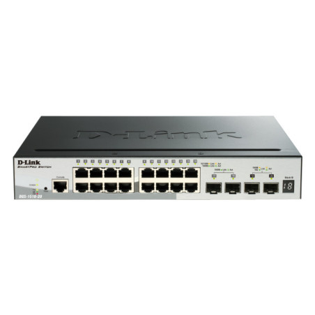 D-Link Switch DGS-1510-52XMP E 48xGBit PoE (370W) 4xSFP+