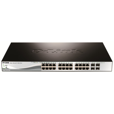 D-Link Switch DGS-1210-28P E 24xGBit 4xSFP 19" Managed PoE (193W)